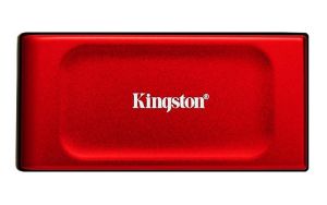 Kingston XS1000 2TB Red External USB 3.2 Gen 2, up to 1,050MB/s read, 1,000MB/s write Portable (SXS1000R/2000G)