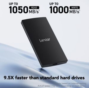 Lexar SL300 2TB Portable Solid-State Drive, USB 3.2 Gen 2, (LSL300002T-RNBNG)