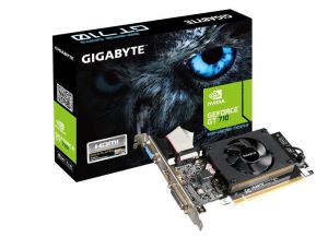 GIGABYTE GeForce GT 710 2G (rev. 2.0) Graphics Card, 2GB 64-bit GDDR3, GV-N710D3-2GL REV2.0 Video Card