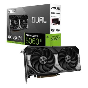 ASUS Dual GeForce RTX 5060 Ti 8GB GDDR7 OC Edition Graphics Card  DUAL-RTX5060TI-O8G