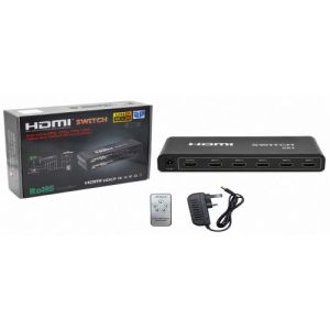 HDMI 4K X 2K Switch 501 (5 in 1 out) With Power Adapter