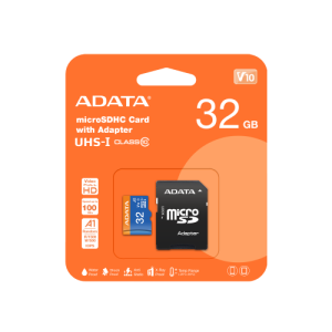 (A1-Speed, 100mb/s) ADATA 32GB Premier MicroSDHC UHS-I A1 Memory Card