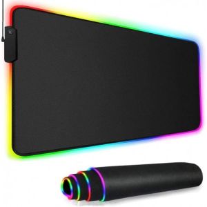 Gaming Mouse Pad with LED Light 900 X 400 X 4mm, Black
