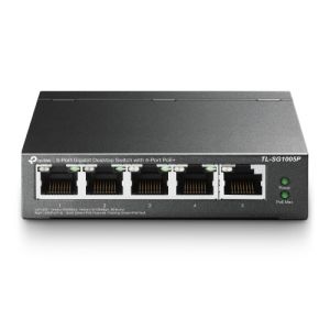 (Open Box) TP-Link TL-SG605P 5-Port Gigabit Desktop Switch with 4-Port PoE+