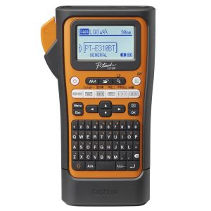Brother P-touch PT-E310BTVP handheld industrial label printer with Bluetooth® and USB-C®