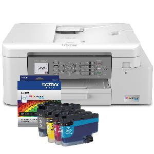 Brother Refurbished R4335LC406BUND INKvestment Tank All-in-One Colour Inkjet Printer and Ink Bundle