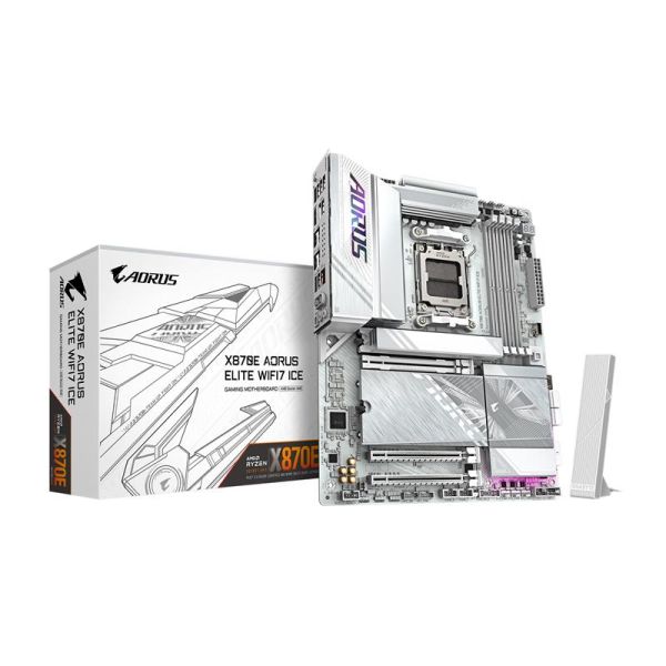 GIGABYTE X870E AORUS ELITE WIFI7 ICE AMD AM5 LGA 1718 Motherboard
