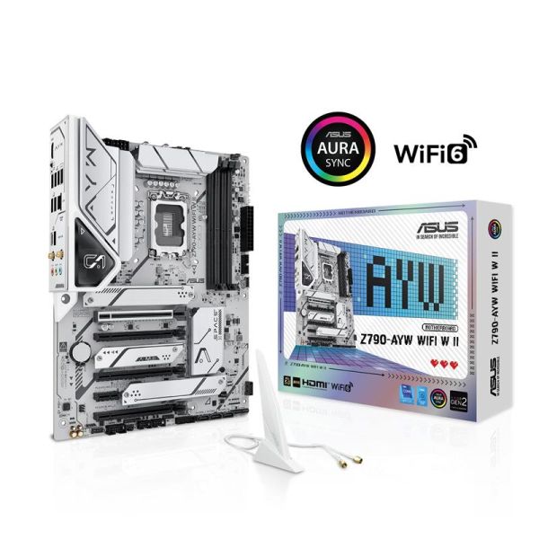 ASUS Z790-AYW WIFI W II Intel Z790 LGA 1700 DDR5 ATX 3x M.2 Wi-Fi 6 Motherboard