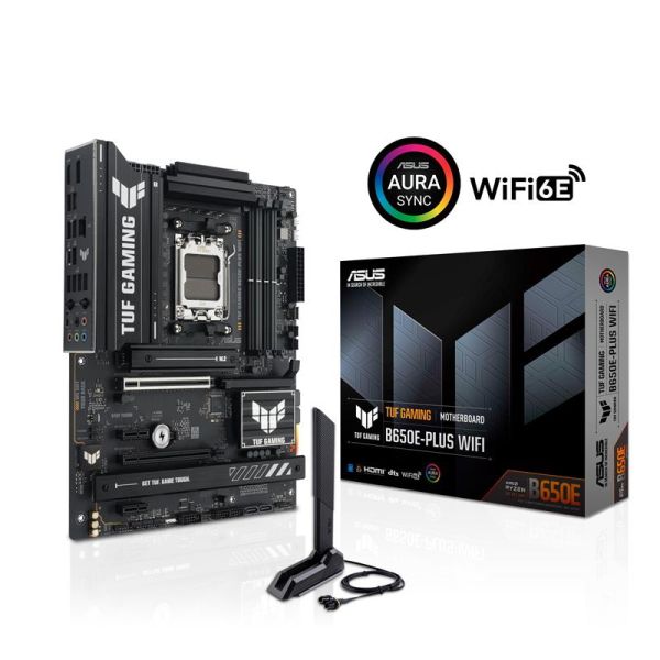 ASUS TUF GAMING B650E-PLUS WIFI AMD B650 AM5 DDR5 ATX Wi-Fi 6E Motherboard
