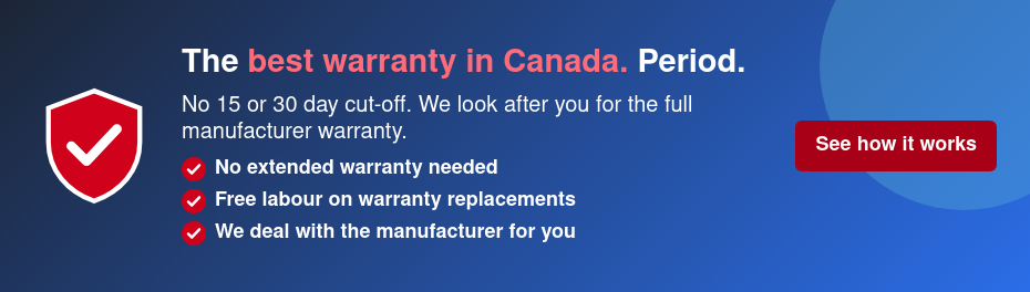 Best warranty in Canada