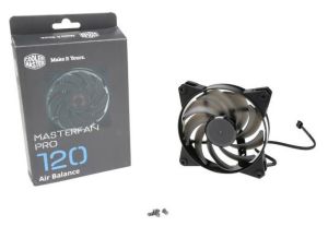 COOLER MASTER MasterFan Pro 120 Air Balance with Hybrid Fan Blade  Speed Profiles  Exclusive Silent Driver  Rubber Mounting Inserts  and Jam Protection by Cooler Master (MFY-B2NN-13NMK-R1)