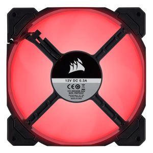 CORSAIR AF140 LED Low Noise Cooling Fan  Single Pack - Red (CO-9050086-WW)