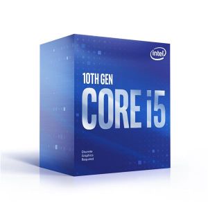 Intel Core i5-10400F 6-Core 12-Thread Desktop Processor | Socket LGA 1200 (400 Series)   2.9 GHz Base 4.3 GHz Turbo | 65W 10th Gen Boxed Discrete GPU Required (BX8070110400F)(Open Box)