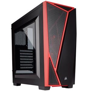 Corsair Carbide Series SPEC-04 Black/Red Mid-Tower Gaming Case (CC-9011107-WW)(Open Box)