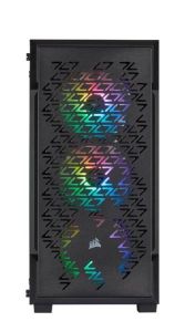 Corsair iCUE 220T RGB Airflow Tempered Glass Mid-Tower Smart Case  Black