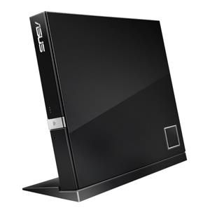 ASUS (SBC-06D2X-U) Slim External 6x Blu-Ray Combo Drive  Retail | Black. USB2.0 | Cyberlink Power2Go 7  TurboEngine