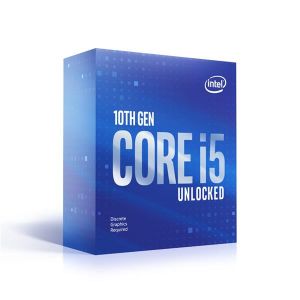 Intel Core i5-10600KF 6-Core 12-Thread Desktop Processor Unlocked | Socket LGA 1200 (400 Series)   4.1 GHz Base 4.8 GHz Turbo | 125W 10th Gen Retail Boxed Discrete GPU Required (BX8070110600KF)