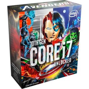 Intel Core i7-10700K Avengers Limited Edition 8-Core 16-Thread Desktop Processor Unlocked | Socket LGA 1200 (400 Series)   3.8 GHz Base 5.1 GHz Turbo | 125W 10th Gen Retail Boxed (BX8070110700KA)