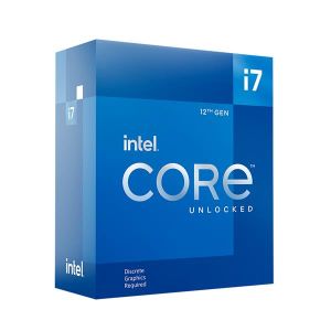 Intel Core i7-12700KF Desktop Processor 12 (8P+4E) Cores, 20 Threads up to 5 GHz, Unlocked  LGA1700 600 Series Chipset 125W, Support DDR4 & 5, PCIe Gen 5.0, 12th Gen Boxed, Discrete GPU Required (BX8071512700KF)(Open Box)