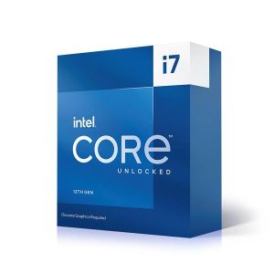 Intel Core i7-13700KF Desktop Processor 16 cores (8P+8E) 30M Cache, up to 5.4 GHz, 125W, unlocked, LGA1700 700 & 600 chipset, PCIe 5&4, DDR5&4, 13th Gen Boxed, Discrete GPU Required BX8071513700KF