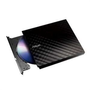 ASUS (SDRW-08D2S-U) Slim External 8x DVD Writer  Retail | Black  USB2.0  | Cyberlink Software included