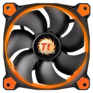 Thermaltake RIING 12 - 120mm High Static Pressure Radiator Orange LED Fan 1500rpm Hydraulic Bearing
