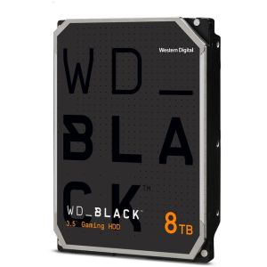 WD Black WD8001FZBX 8 TB Hard Drive - 3.5  Internal - SATA (SATA/600) - All-in-One PC  Desktop PC Device Supported - 7200rpm - 5 Year Warranty