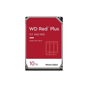 WD Red Plus 10TB NAS Desktop  Hard Disk Drive - SATA 6 Gb/s 256 MB Cache 3.5 Inch - WD101EFBX