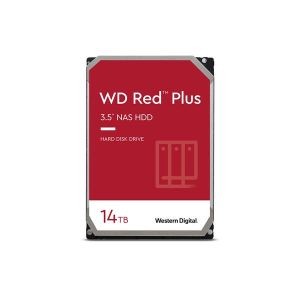 WD Red Plus 14TB NAS Desktop  Hard Disk Drive - SATA 6 Gb/s 512 MB Cache 3.5 Inch - WD140EFGX