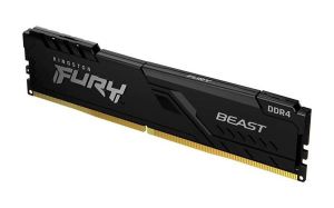 Kingston Fury Beast (Black) 16GB (2x8GB) DDR4 3600MHz CL17 Dual Channel Memory Kit (KF436C17BBK2/16)