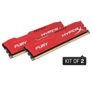 KINGSTON HyperX Fury Red 16GB (2x8GB) DDR3 1600MHz CL10 DIMMs (HX316C10FRK2/16)