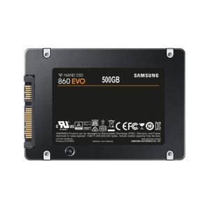 SAMSUNG 860 EVO 2.5" SATA III 500GB Read: 550MB/s; Write: 520MB/s Solid State Drive (MZ-76E500B/AM)(Open Box)