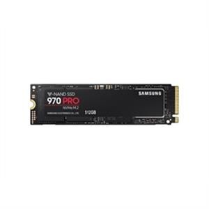 SAMSUNG 970 Pro M.2 NVMe PCI-E 512GB Solid State Drive  Read:3 500 MB/s  Write:2 300 MB/s (MZ-V7P512BW)