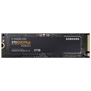 SAMSUNG 970 EVO Plus M.2 NVMe PCI-E 2TB Solid State Drive  Read:3 500 MB/s  Write:3 300 MB/s | (MZ-V7S2T0B/AM)(Open Box)
