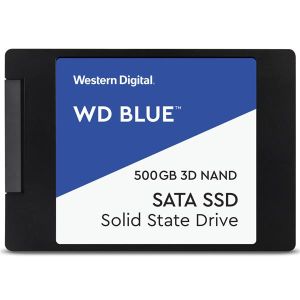 WD Blue™ 3D NAND SATA SSD, 500GB Read: 560MB/s; Write: 530MB/s (WDS500G2B0A)(Open Box)