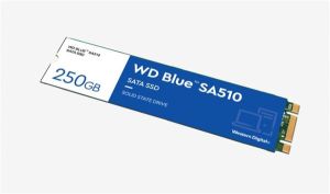 WD Blue™ SA510 250GB SATAIII  M.2 2280 SSD Read: 555MB/s; Write: 440MB/s (WDS250G3B0B?)(Open Box)