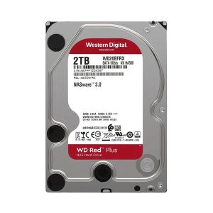 WD Red Plus 2TB NAS Desktop  Hard Disk Drive - Intellipower SATA 6 Gb/s 64MB Cache 3.5 Inch - WD20EFRX