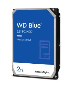 WD Blue 2TB Desktop Hard Disk Drive - SATA 6Gb/s 256MB Cache 3.5 Inch - WD20EZAZ(Open Box)