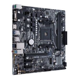 ASUS Prime A320M-K AMD Ryzen AM4 mATX | Dual Channel DDR4 3200(O.C.)  1x PCIe 3.0  1x M.2 | USB 3.1  HDMI  mATX Motherboard(Open Box)