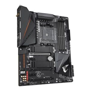 GIGABYTE B550 AORUS PRO AC AMD Motherboard with True 12+2 Phases Digital VRM  Fins-Array Heatsink  Direct-Touch Heatpipe  Dual PCIe 4.0/3.0 x4 M.2 with Thermal Guards  Intel® 802.11ac Wireless  2.5GbE LAN  RGB FUSION 2.0  Q-Flash Plus(Open Box)