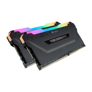 CORSAIR Vengeance RGB Pro 16GB (2x8GB) DDR4 3200MHz CL16 Black 1.35V Desktop Memory Kit (CMW16GX4M2C3200C16)(Open Box)