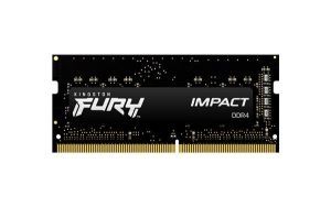 Kingston Fury Impact (Black) 32GB (2x16GB) DDR4 3200Mhz CL20 Dual Channel SODIMM Memory Kit (KF432S20IBK2/32)(Open Box)