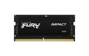Kingston Fury Impact (Black) 16GB (1x16GB) DDR5 4800MHz CL38 Laptop Memory Kit (KF548S38IB-16)
