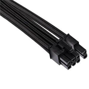 Premium Individually Sleeved PCIe Cable  Type 4 (Generation 4)  BLACK