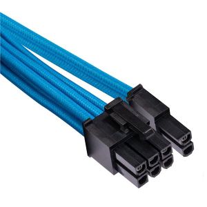 Premium Individually Sleeved PCIe cable  Type 4 (Generation 4)  BLUE