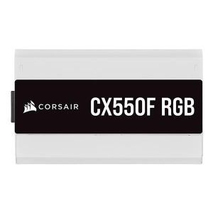 Corsair CX550F RGB White  550 Watt  80 PLUS Bronze  Fully Modular RGB White PSU (CP-9020225-NA)