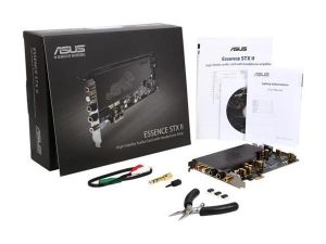 Asus Essence STX II Hi-Fi quality sound card with 124dB SNR clarity  top-notch headphone amplifier and premium TCXO clock source