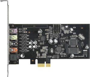 Asus XONAR SE - 5.1 PCIe Gaming Sound Card with 192kHz/24-bit Hi-Res Audio and 116dB SNR