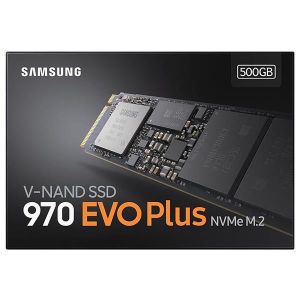 SAMSUNG 970 EVO Plus M.2 NVMe PCI-E 500GB Solid State Drive  Read:3 500 MB/s  Write:3 300 MB/s | (MZ-V7S500B/AM)(Open Box)