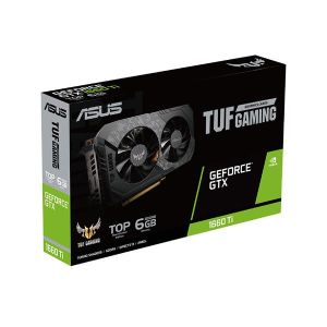 ASUS TUF Gaming NVIDIA GeForce GTX 1660 Ti EVO TOP Edition Graphics Card (PCIe 3.0  6GB GDDR6  14Gbps Memory Speed  HDMI 2.0b  DisplayPort 1.4  Space-grade Lubricant  Compact Design  GPU Tweak II) TUF-GTX1660TI-T6G-EVO-GAMING